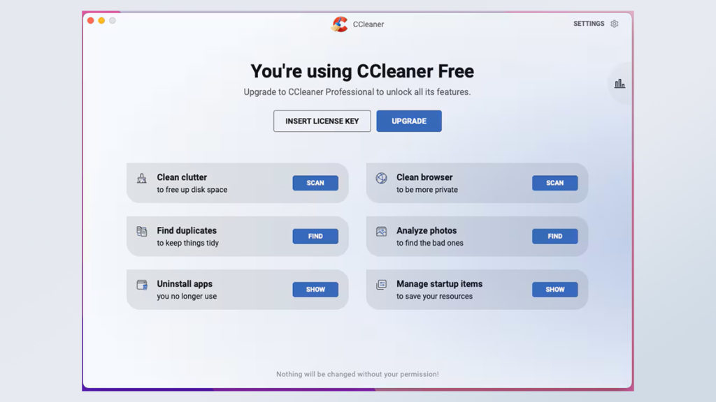 برنامج ccleaner  للماك