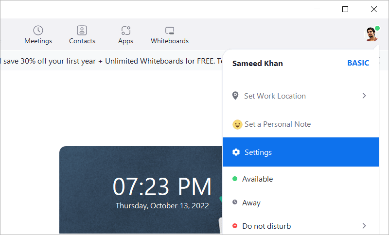 كيفية تغيير الخلفية على Zoom قبل بدء الاجتماع على ويندوز/ماك