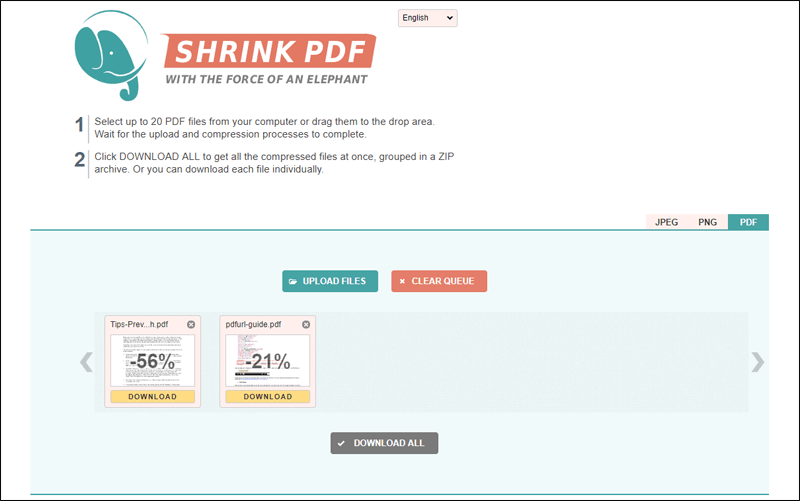موقع Shrink PDF