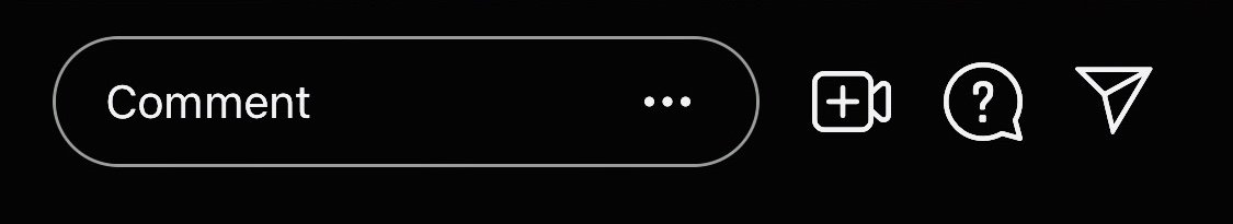 تعليقات بث مباشر انستجرام