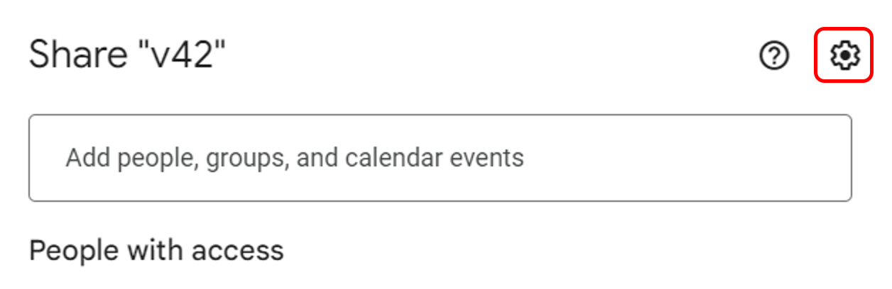 إعدادات المشاركة