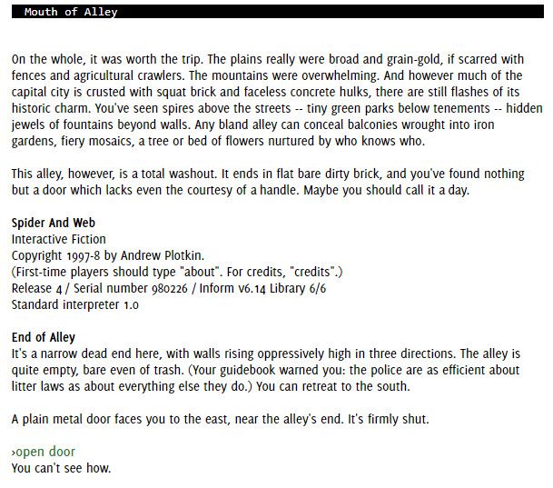 لعبة Spider and Web