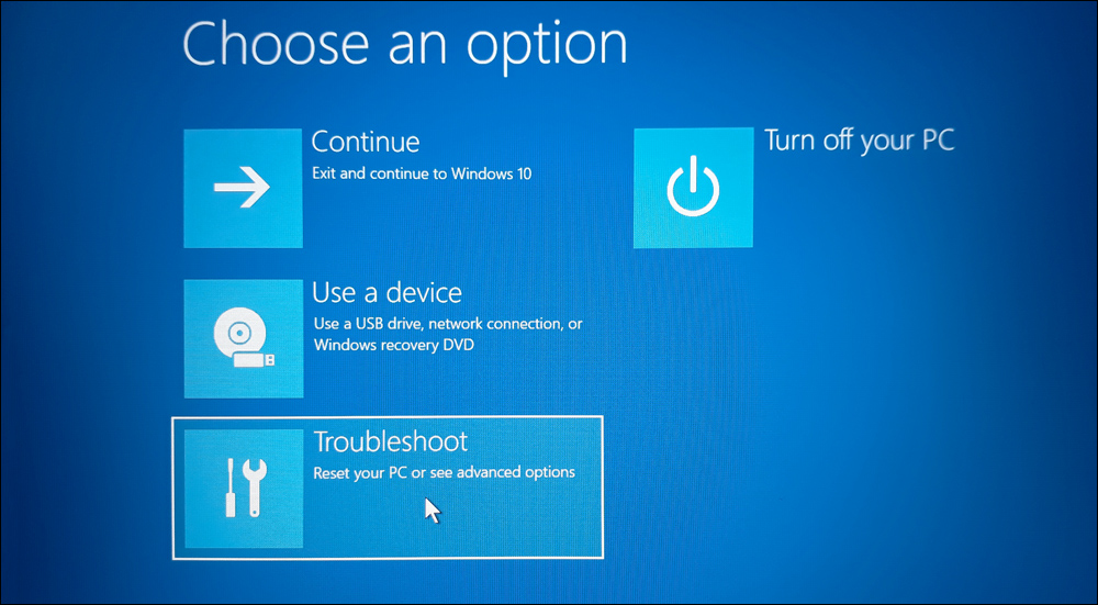 ادوات الصيانة فى ويندوز 10