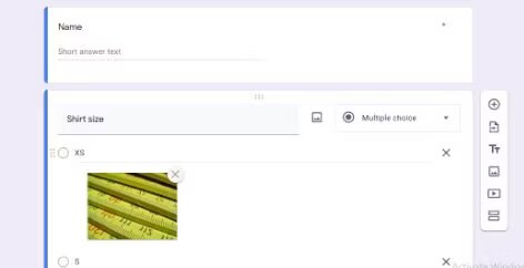 حذف صورة ضمن إجابات جوجل فورمز