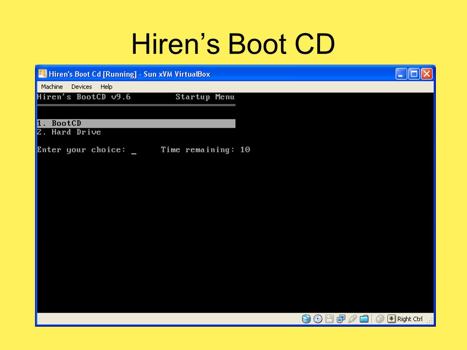 Hiren’s Boot CD