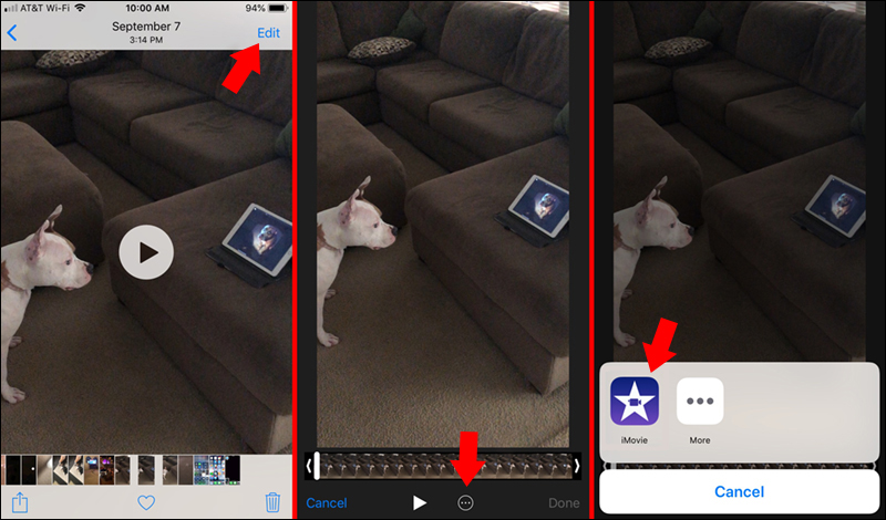 تعديل الفيديو بواسطة iMovie