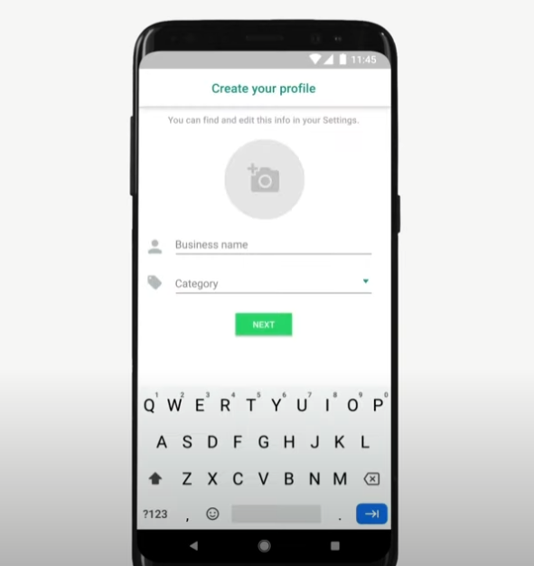 انشاء حساب واتساب للأعمال 1 