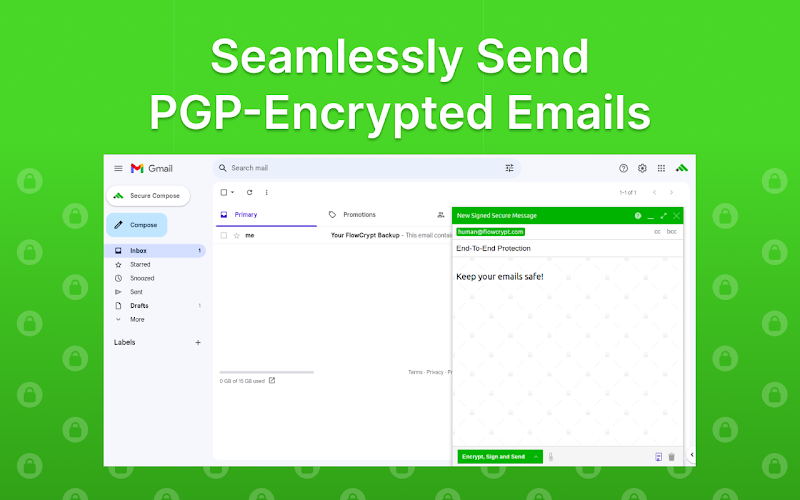 FlowCrypt متصفح كروم