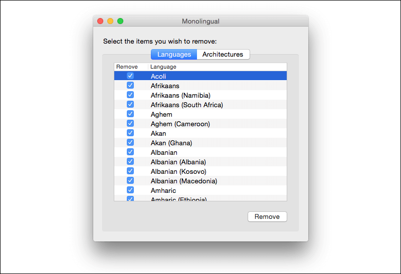 برنامج Monolingual