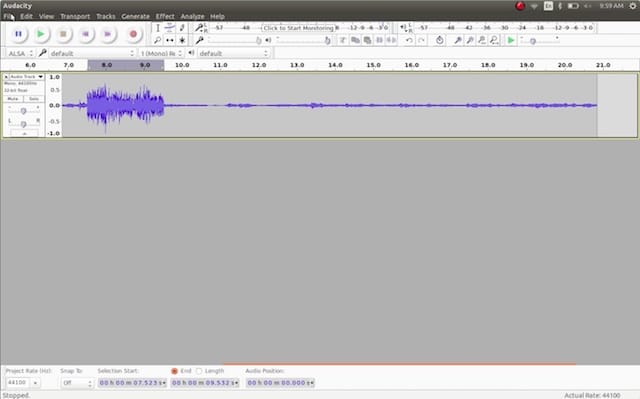 برامج لينكس Audacity 