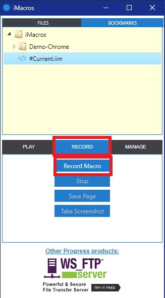 تسجيل الماكرو record macro