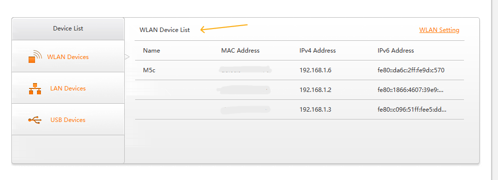 الأجهزة المتصلة بالواي فاي