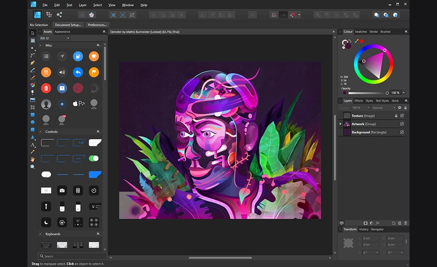 Affinity Designer للماك