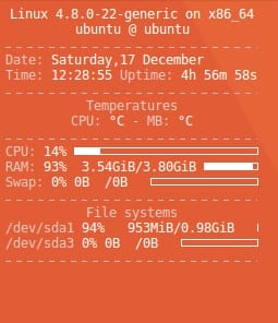 برامج لينكس Conky