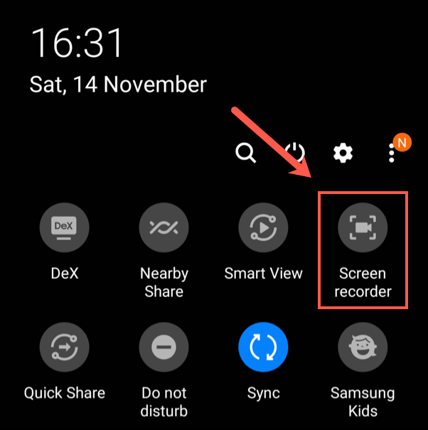 تسجيل الشاشة اندرويد 10