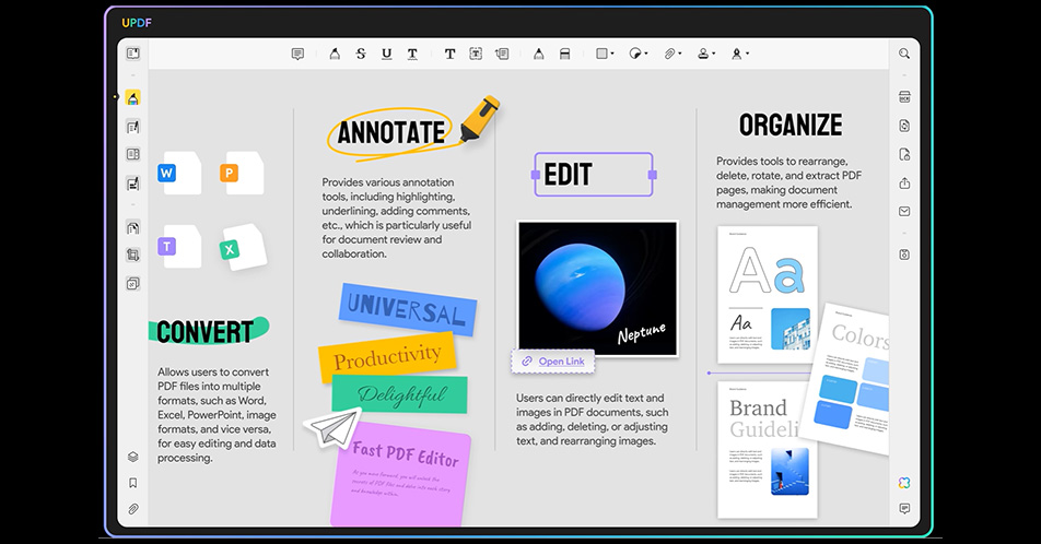 برنامج UPDF : محرر PDF متكامل