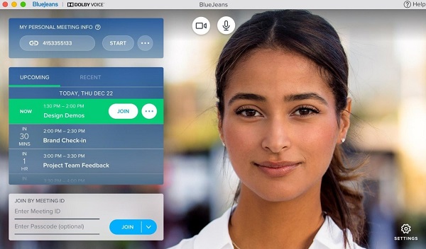 BlueJeans تطبيق مميز لمكالمات الفيديو الجماعية