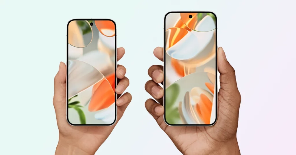 شاشة Actua display في Google Pixel 9