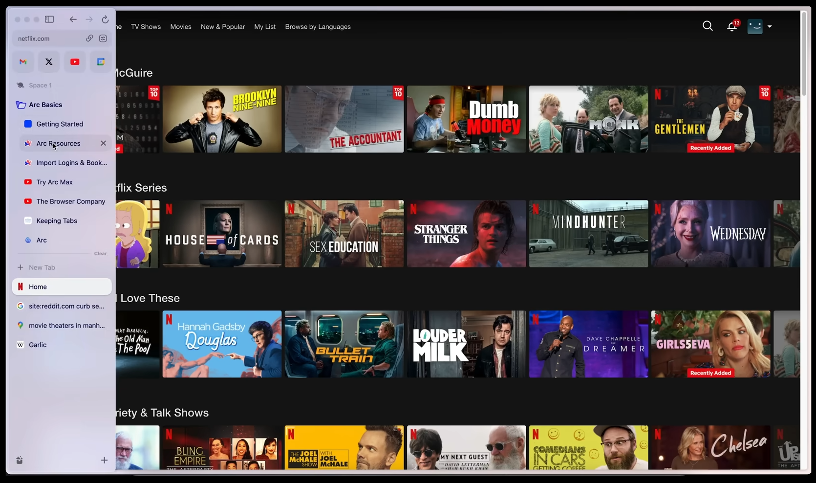 متصفح الويب Arc Browser