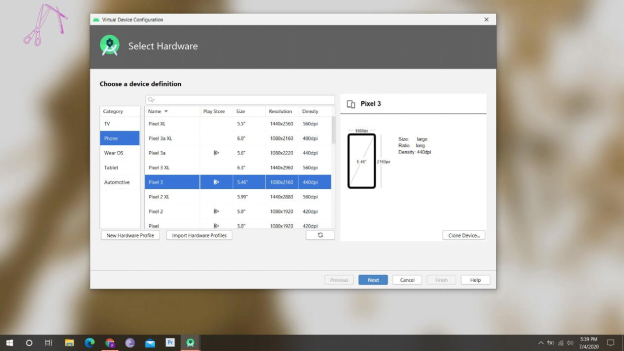 توصيل الجوال android studio