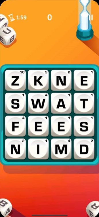 لعبة Boggle Word Game