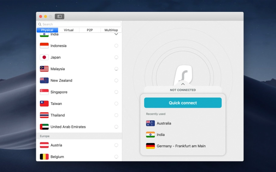 Surfshark vpn للماك