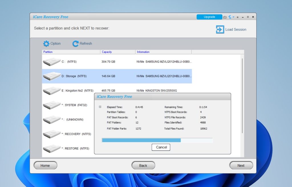 برنامج iCare Data Recovery