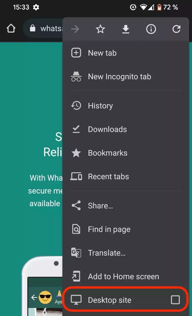 واتساب نسخة سطح المكتب من موقع الويب