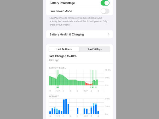 كيفية إظهار نسبة بطارية ايفون الخاص بك عبر iOS
