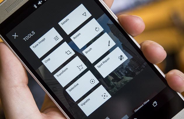 تعديل الصور للاندرويد snapseed