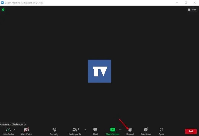 تسجيل اجتماع زوم