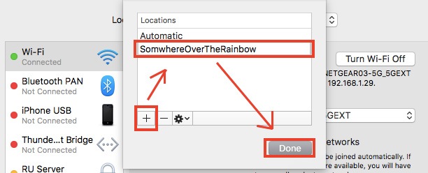 عنوان location جديد ماك واي فاي