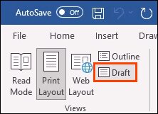 فتح الملف التالف في وضع المسودة
