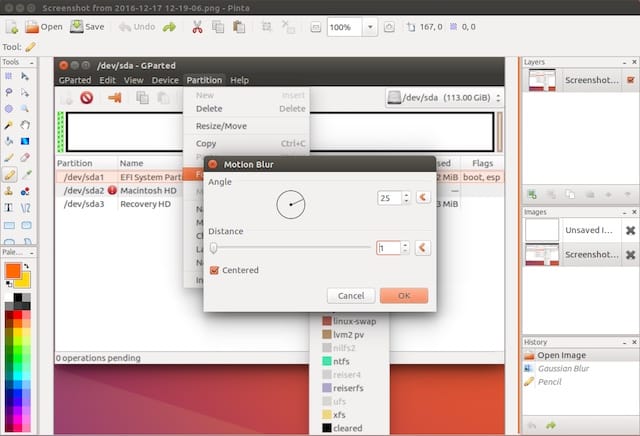 برنامج الرسام Pinta لينكس