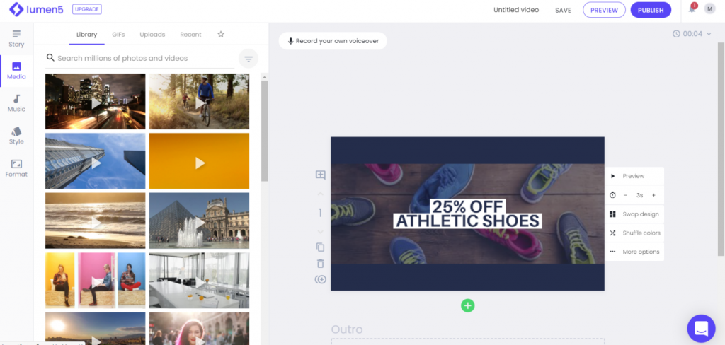 برنامج Lumen 5