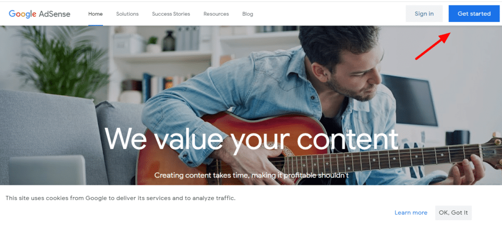 التقديم في جوجل ادسنس