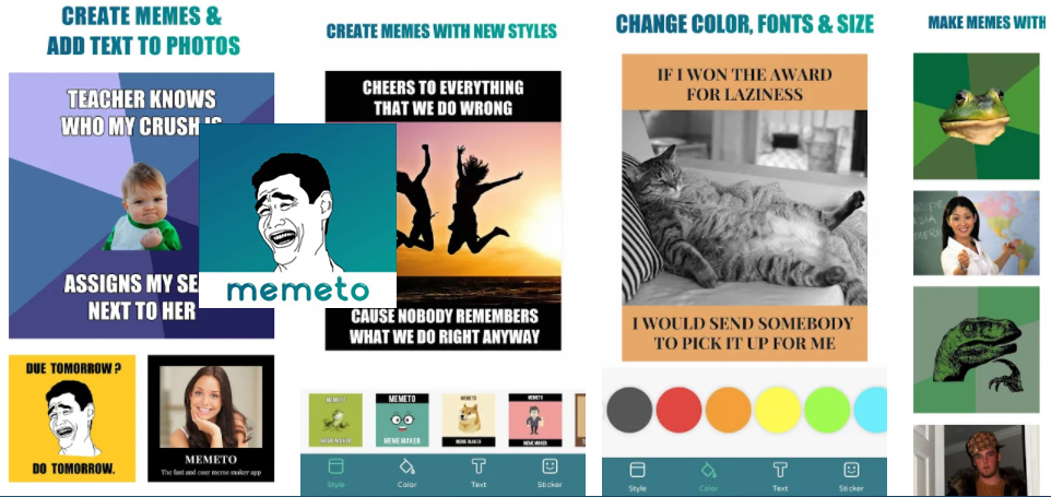 Memeto - Free Meme Maker صانع ميمز