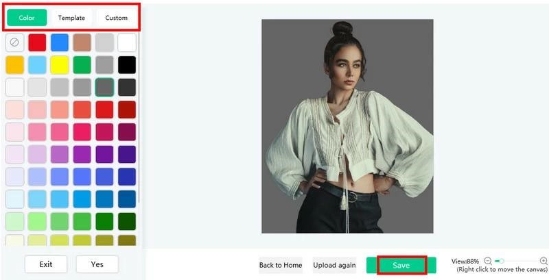 تغيير لون خلفية الصورة Apowersoft Background Eraser 