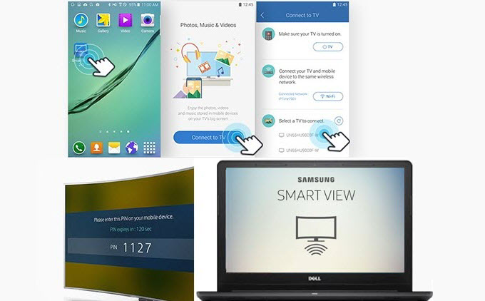 تطبيق بث الشاشة Samsung Smart View