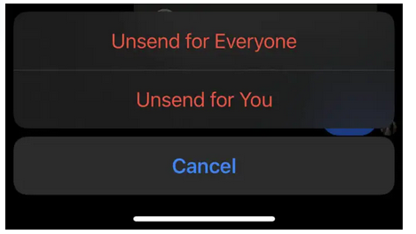 حذف رسائل من الطرفين ماسنجر