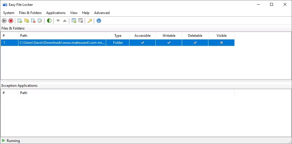 برنامج Easy File Locker