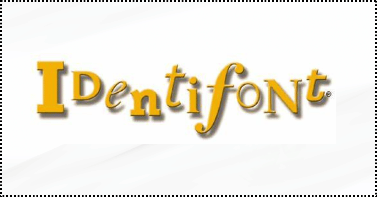 وقع Identifont لتحديد نوع الخط المستخدم