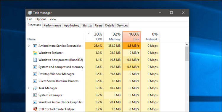 اغلاق البرامج المفتوحة