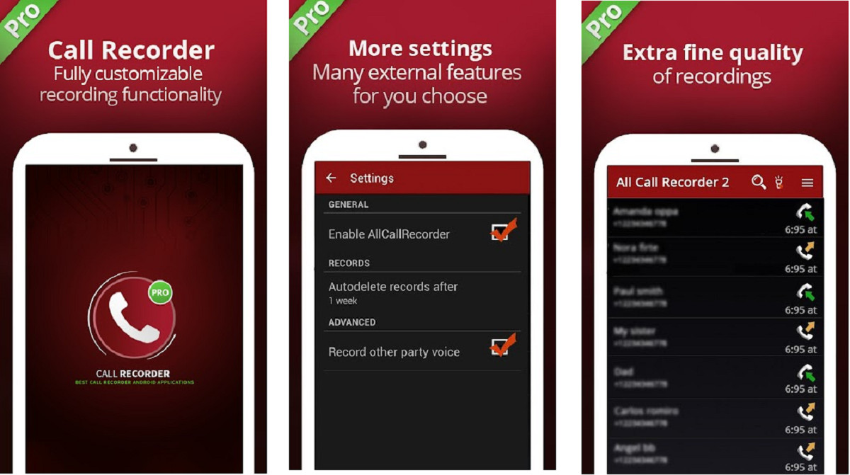 تطبيق All Call Recorder