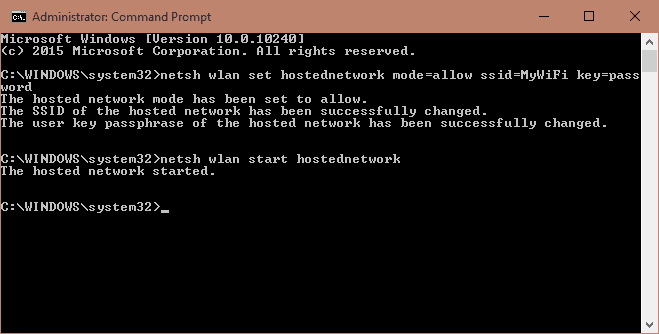 تحويل اللابتوب الى راوتر