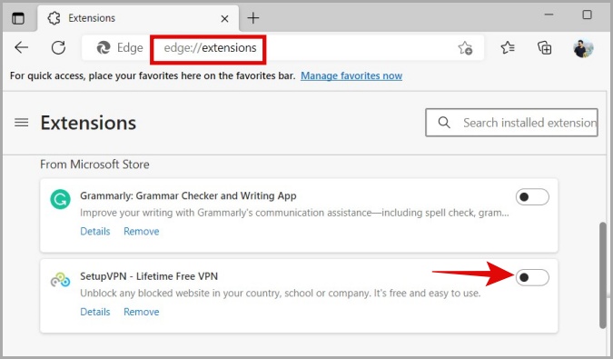 حذف التخزين المؤقت وملفات تعريف الارتباط