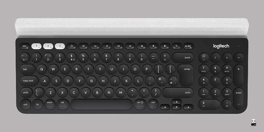 كيبورد وايرلس متعدد Logitech K780 Multi-Device