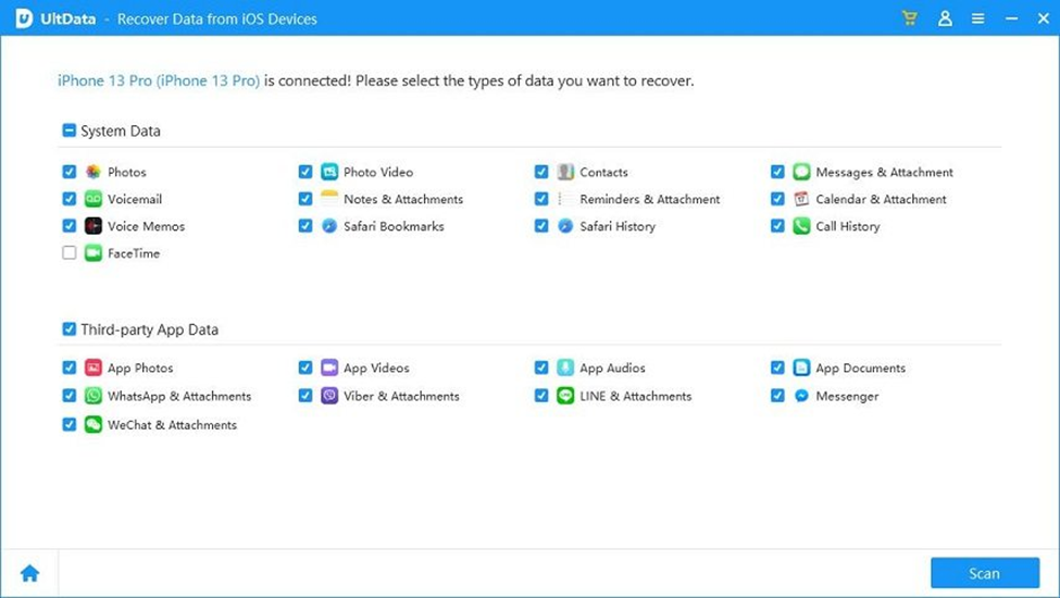 استعادة بيانات iphone