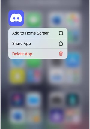 أعد تثبيت تطبيق Discord ايفون