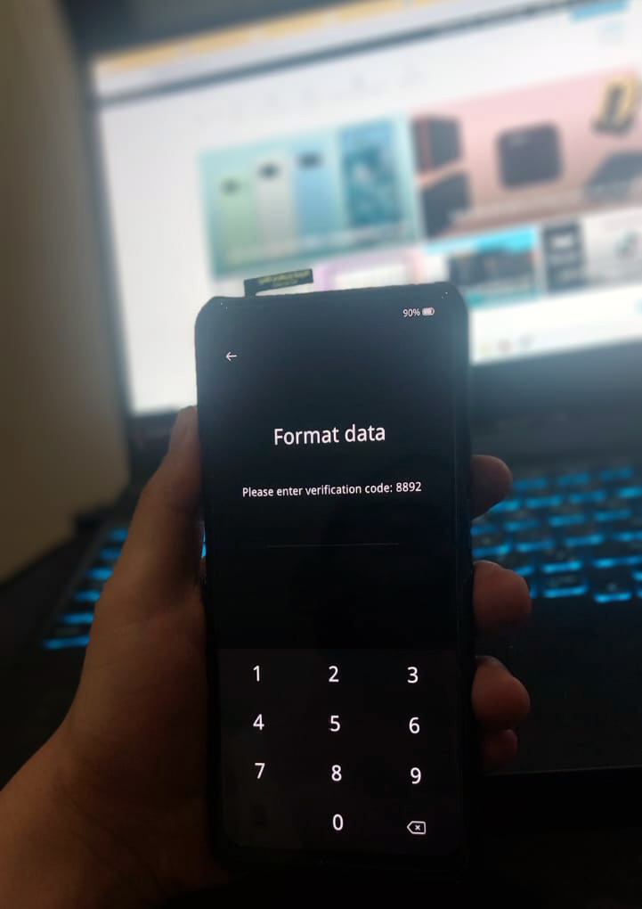 ضبط المصنع من وضع الريكفري